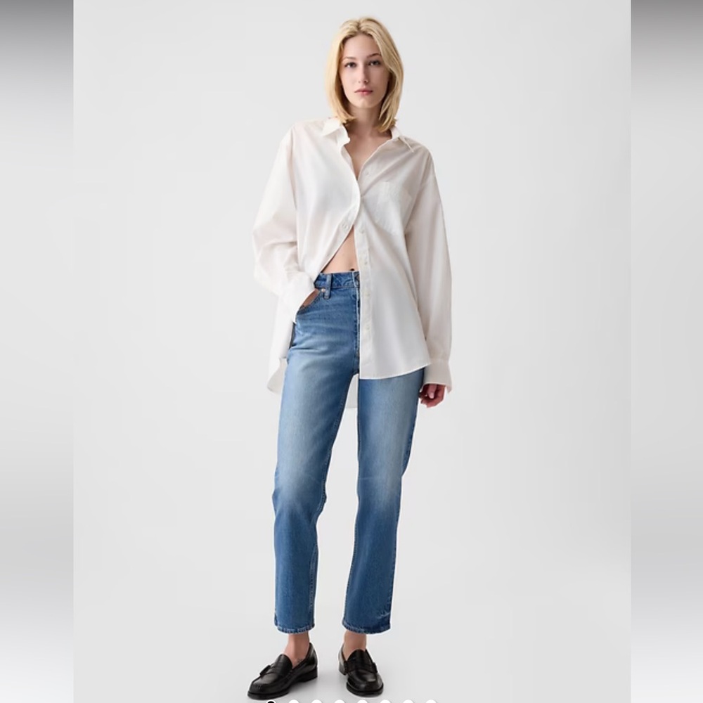 GAP cheeky straight high rise size 29P